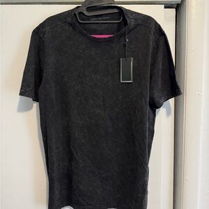 NWT John Varvatos Black Marbled Shirt